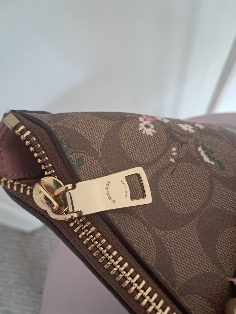 Coach Women's Purse Ava Tote Floral Monogram Signature Canvas Designer - Picture 5 of 11